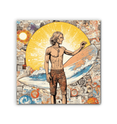 Surfing Dreams Canvas Art Print - Beyond T-shirts